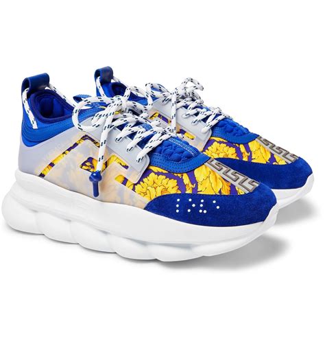 versace scarpe chain reaction|chain reaction sneakers versace men's.